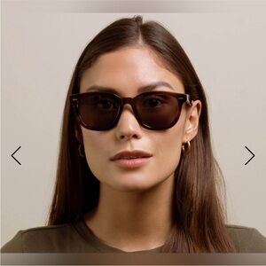 RAEN Myles Kola Tortoise sunglasses New with Palm tree soft case polarized